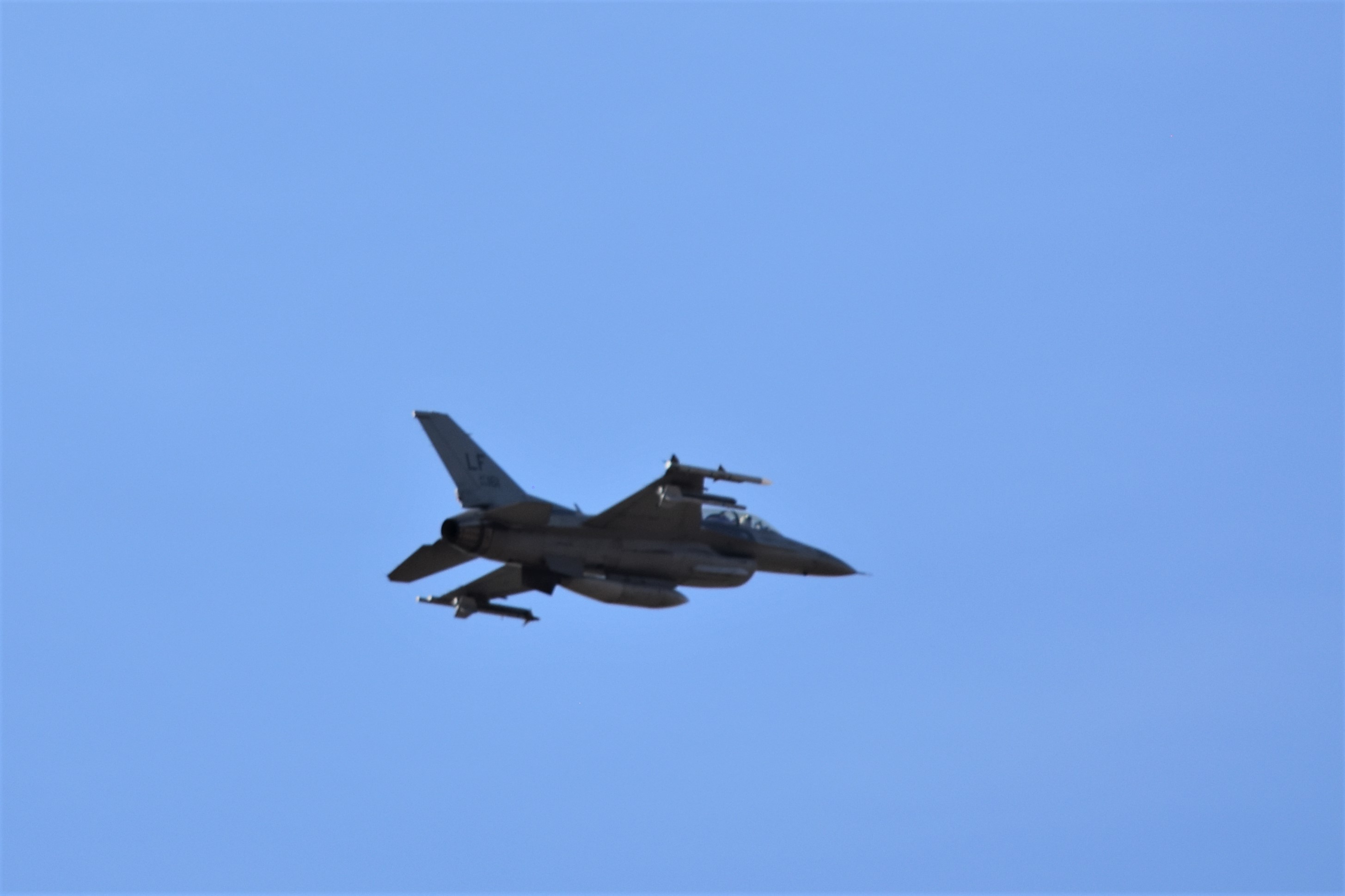 Surprise F-16 Flyby