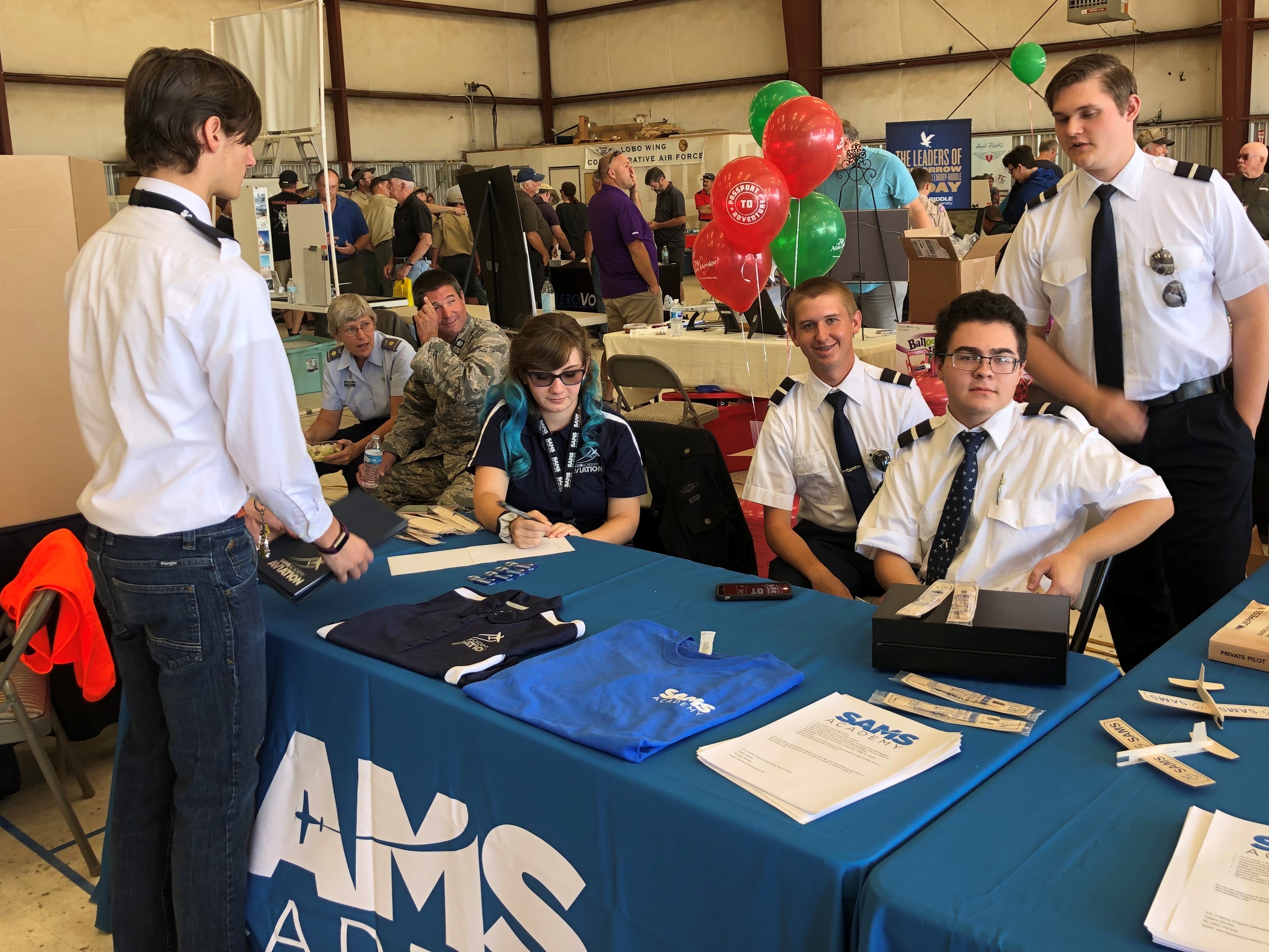  SAMS Academy booth