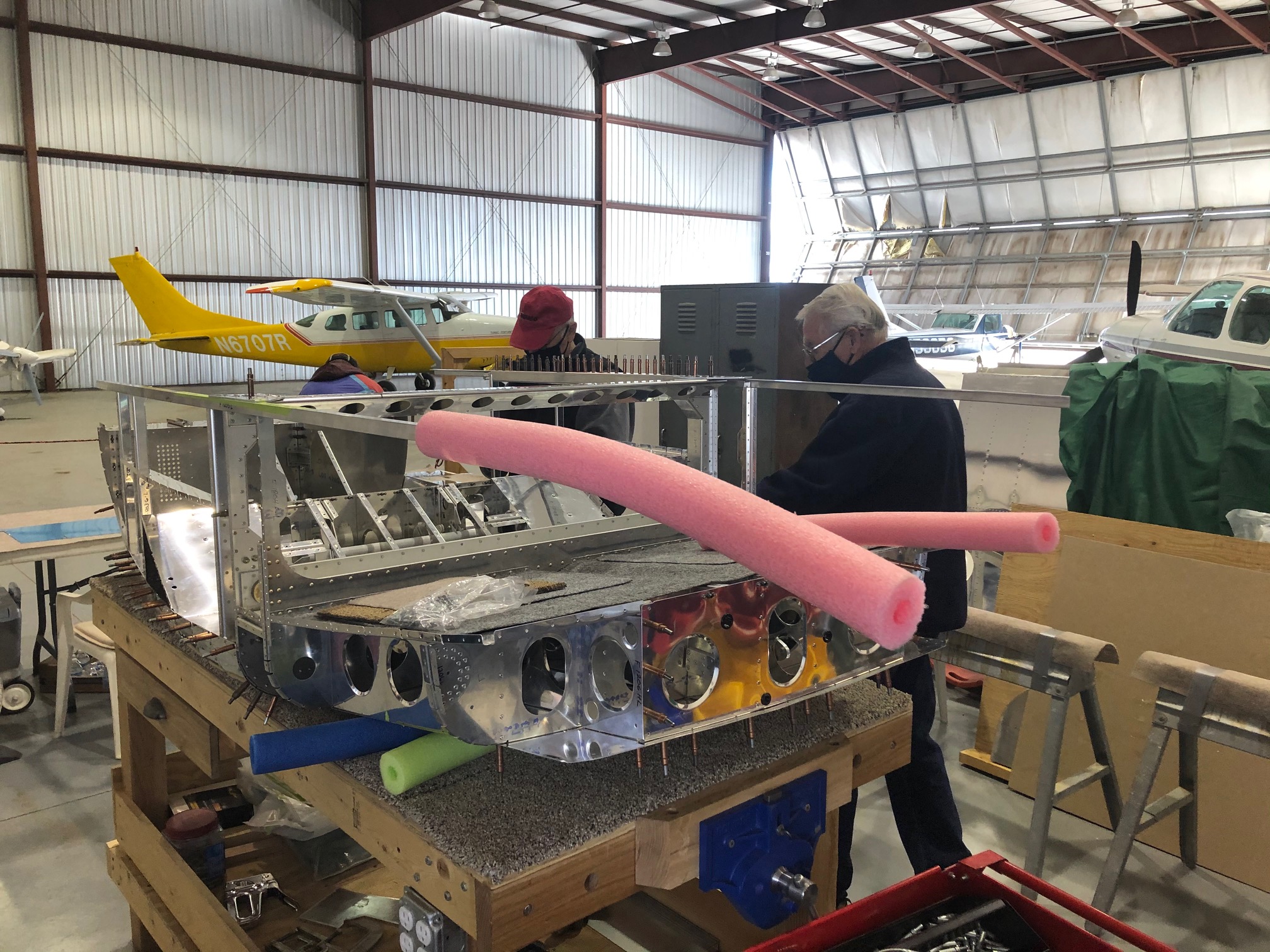 Progress on the fuselage
